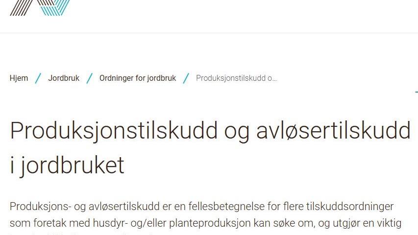 Lenke til artikkel: Søk produksjonstilskudd - Del 2, telledato 1. oktober og søknadsfrist 15. oktober