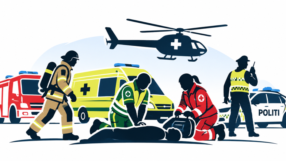 Lenke til artikkel: 🚔🚒🚑 Samøvelse for nødetatene ved USN